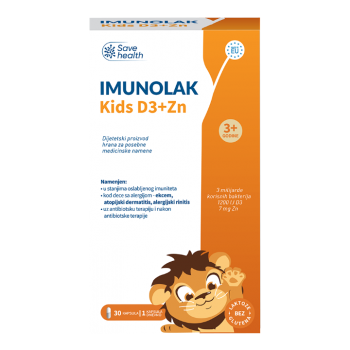 IMUNOLAK KIDS D3 + ZN kapsule, 30kom