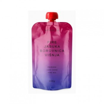 NUTRINO LAB JABUKA, BOROVNICA, VIŠNJA pire, 200g