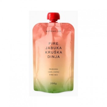 NUTRINO LAB JABUKA, KRUŠKA, DINJA pire, 200g