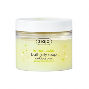 ZIAJA LEMON CAKE ŽELATINASTA KUPKA I GEL ZA TUŠIRANJE 260ML ZIAJA LEMON CAKE ŽELATINASTA KUPKA I GEL ZA TUŠIRANJE 260ML