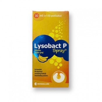 LYSOBACT P Spray, banana, oralni sprej, 30ml LYSOBACT P Spray, banana, oralni sprej, 30ml