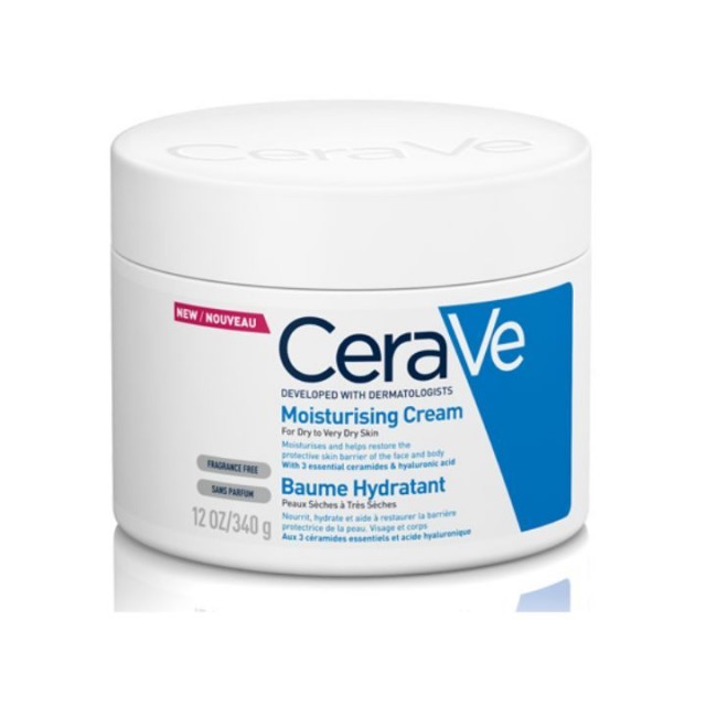 CERAVE MOISTURISING CREAM, hidrantna krema za suvu i vrlo suvu kožu, 340g CERAVE MOISTURISING CREAM, hidrantna krema za suvu i vrlo suvu kožu, 340g