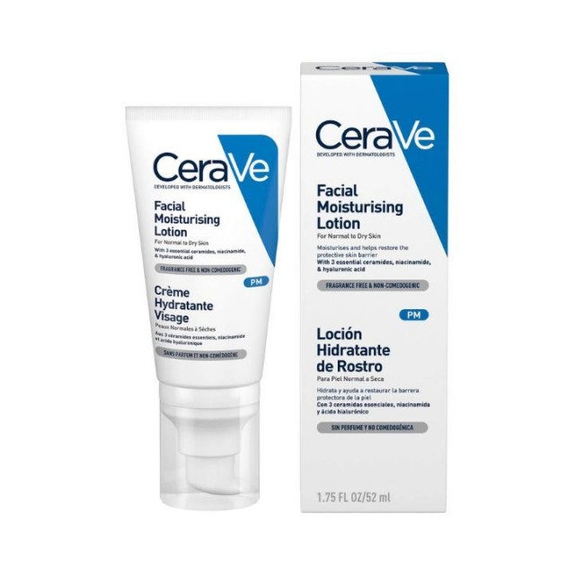 CERAVE PM FACIAL MOISTURISING LOTION, noćna hidrantna krema za negu lica, 52ml CERAVE PM FACIAL MOISTURISING LOTION, noćna hidrantna krema za negu lica, 52ml