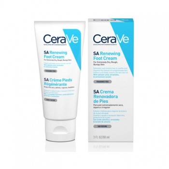 CERAVE RENEWING SA FOOT CREAM, obnavljajuća krema za stopala za ekstremno suvu i ispucalu kožu,  88ml CERAVE RENEWING SA FOOT CREAM, obnavljajuća krema za stopala za ekstremno suvu i ispucalu kožu,  88ml