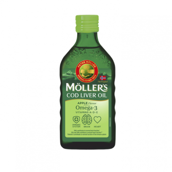 MOLLER'S OMEGA-3 ulje jetre bakalara sa ukusom jabuke, 250ml