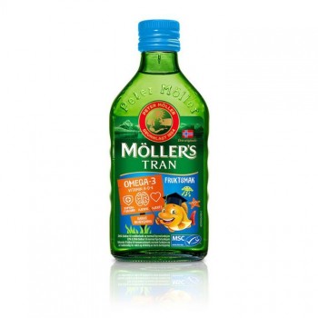 MOLLER'S OMEGA-3 TRAN KIDS ulje jetre bakalara za decu, 250ml MOLLER'S OMEGA-3 TRAN KIDS ulje jetre bakalara za decu, 250ml