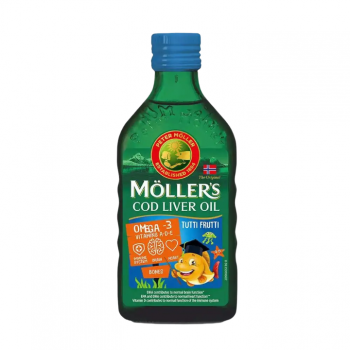 MOLLER'S OMEGA-3 TRAN KIDS ulje jetre bakalara za decu, 250ml