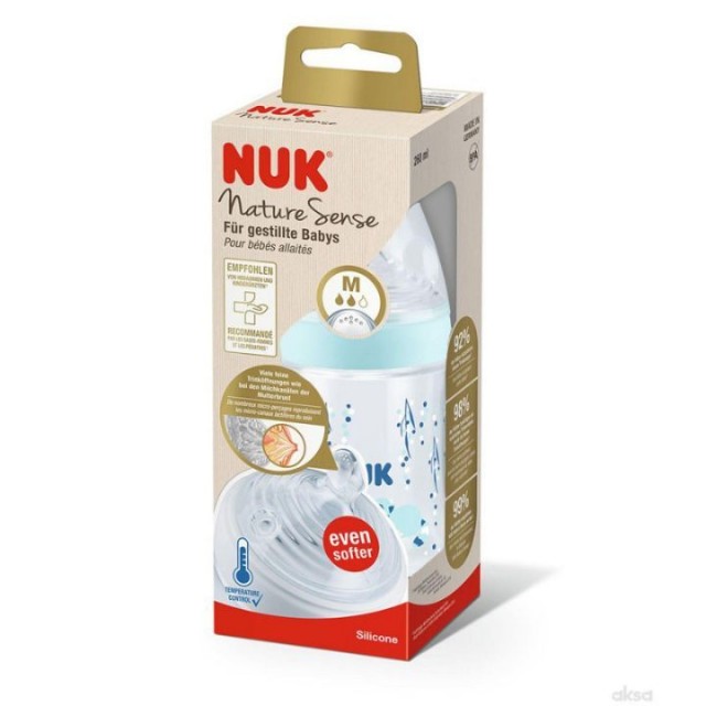 NUK nature sense flašica, 260ml NUK nature sense flašica, 260ml