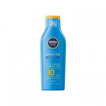 NIVEA SUN PROTECT AND BRONZE losion za zaštitu od sunca SPF30, 200ml NIVEA SUN PROTECT AND BRONZE losion za zaštitu od sunca SPF30, 200ml
