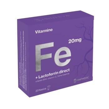 VITAMMINE Fe + Lactoferin Direct, 20 kesica, 20mg VITAMMINE Fe + Lactoferin Direct, 20 kesica, 20mg