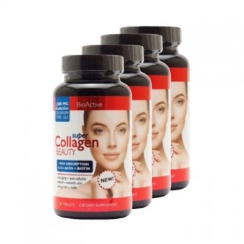 SUPER COLLAGEN BEAUTY tablete, 60kom, PAKET 4 KUTIJE SUPER COLLAGEN BEAUTY tablete, 60kom, PAKET 4 KUTIJE