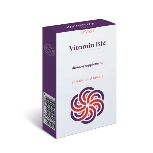 Dr. VITON VITAMIN B12 sublingvalna tableta 1000mcg, 30kom
