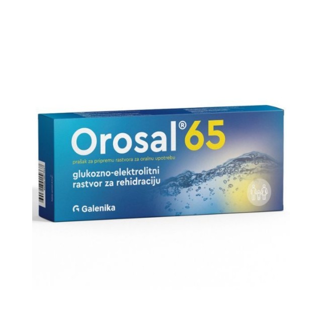 OROSAL 65 prašak za rehidrataciju, 1kom OROSAL 65 prašak za rehidrataciju, 1kom