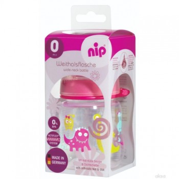 NIP flašica za devojčice silikon, 150ml NIP flašica za devojčice silikon, 150ml