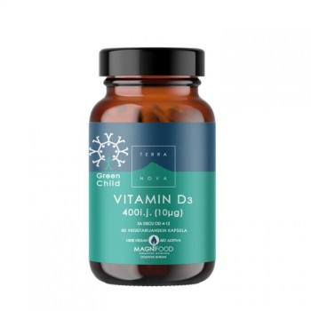 TERRANOVA GREEN CHILD VITAMIN D3 400 i.j. za decu kapsule, 50kom TERRANOVA GREEN CHILD VITAMIN D3 400 i.j. za decu kapsule, 50kom