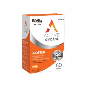 BIVITS ACTIVA GVOŽĐE kapsule 25mg, 60kom BIVITS ACTIVA GVOŽĐE kapsule 25mg, 60kom