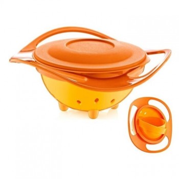 BABYJEM činija za hranjenje 360-narandžasta BABYJEM činija za hranjenje 360-narandžasta