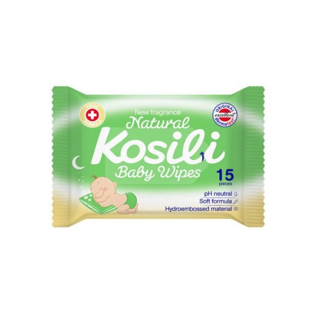 KOSILI all natural vlažne maramice, 15kom