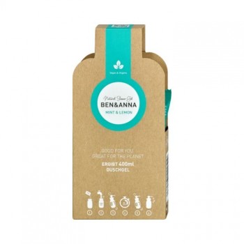 BEN & ANNA natural shower flakes mint & lemon, 2x20g BEN & ANNA natural shower flakes mint & lemon, 2x20g