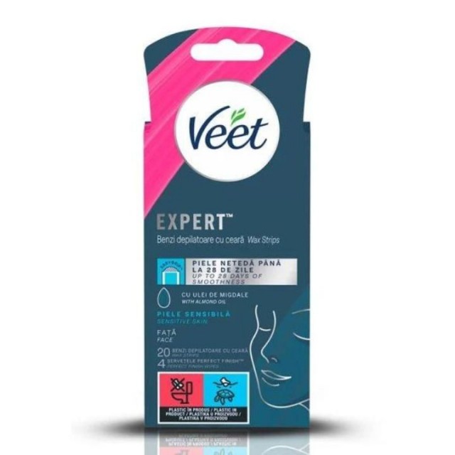 VEET EASY STRIP trake za depilaciju lica, 20kom VEET EASY STRIP trake za depilaciju lica, 20kom