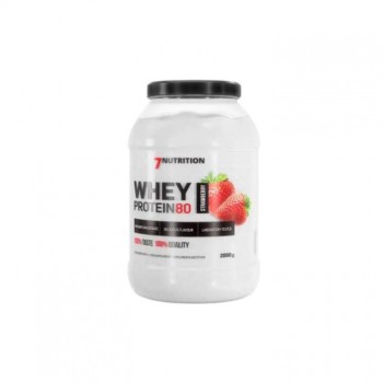 7 NUTRITION WHEY PROTEIN 80 ukus jagode, 2000g 7 NUTRITION WHEY PROTEIN 80 ukus jagode, 2000g