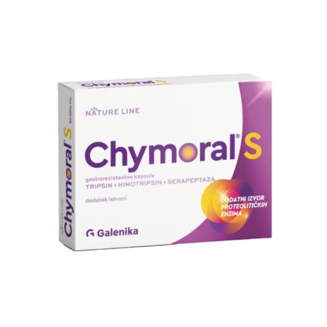 CHYMORAL S gastrorezistentne kapsule, 10kom CHYMORAL S gastrorezistentne kapsule, 10kom