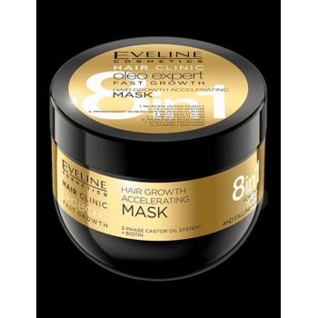EVELINE - HAIR CLINIC OLEO EXPERT - MASKA ZA RAST KOSE 8u1 300ml EVELINE - HAIR CLINIC OLEO EXPERT - MASKA ZA RAST KOSE 8u1 300ml