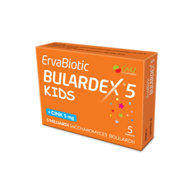 BULARDEX 5 KIDS ERVABIOTIC kapsule, 5kom