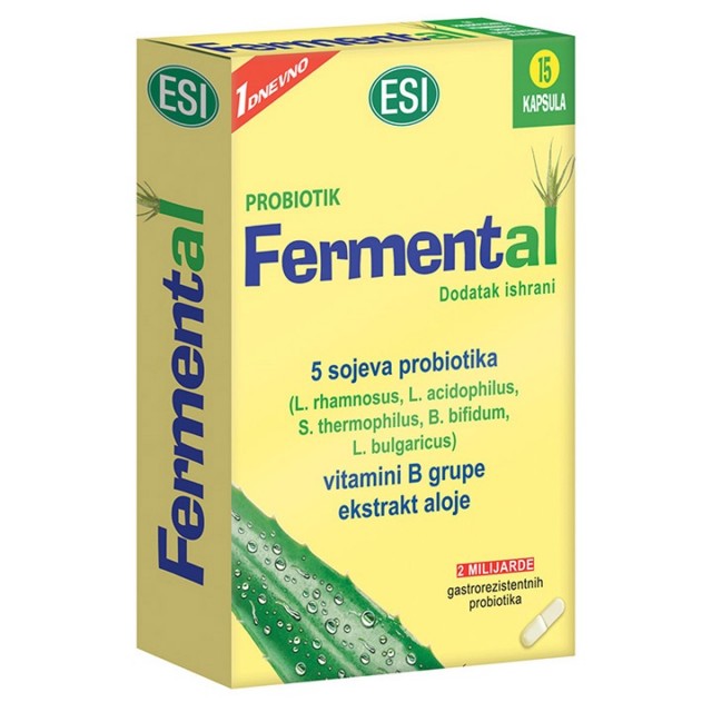 BGB ESI FERMENTAL kapsule, 15kom BGB ESI FERMENTAL kapsule, 15kom