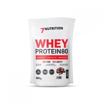 7 NUTRITION WHEY PROTEIN 80 ukus čokolade, 500g