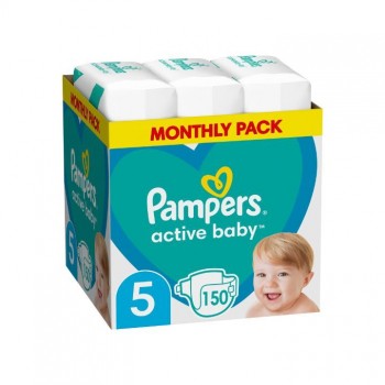 PAMPERS 5 pelene, 150kom MESEČNO PAKOVANJE PAMPERS 5 pelene, 150kom MESEČNO PAKOVANJE