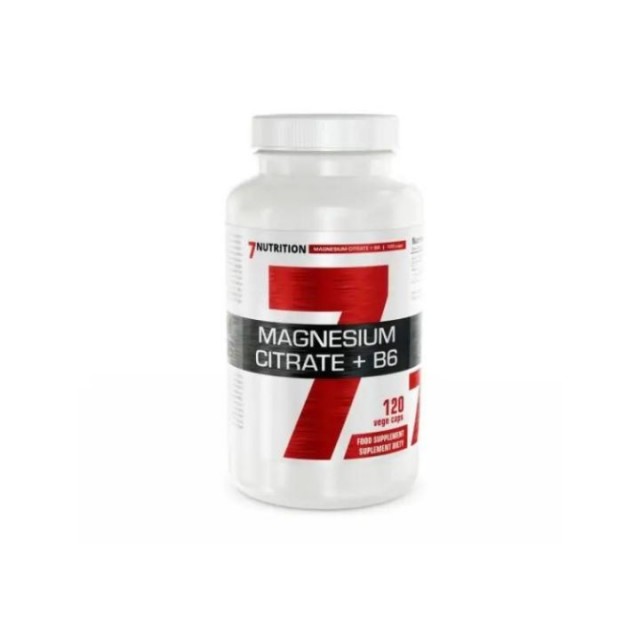 7 NUTRITION MAGNESIUM CITRATE + B6 700mg kapsule, 120kom 7 NUTRITION MAGNESIUM CITRATE + B6 700mg kapsule, 120kom