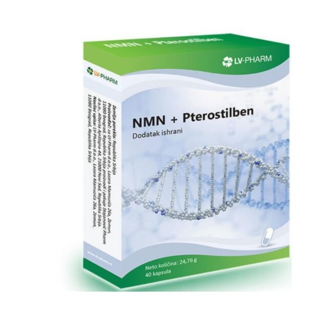 NMN + PTEROSTILBEN kapsule, 40kom