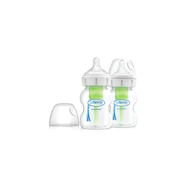 DR BROWNS WIDE NECK OPTIONS+ plastična flašica 150ml, 2kom DR BROWNS WIDE NECK OPTIONS+ plastična flašica 150ml, 2kom