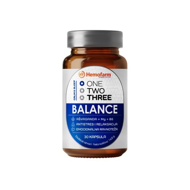 ONE TWO THREE BALANCE kapsule, 30 kom ONE TWO THREE BALANCE kapsule, 30 kom