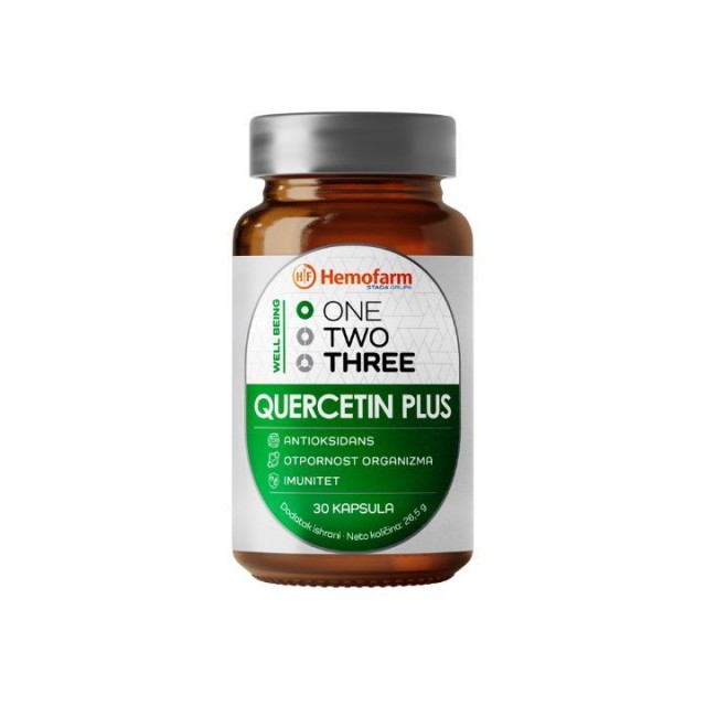 ONE TWO THREE QUERCETIN PLUS kapsule, 30 kom ONE TWO THREE QUERCETIN PLUS kapsule, 30 kom