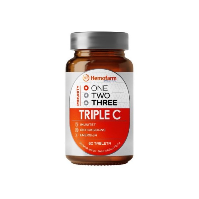 ONE TWO THREE TRIPLE C tablete, 60 kom ONE TWO THREE TRIPLE C tablete, 60 kom