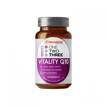 ONE TWO THREE VITALITY Q10 kapsule, 30 kom ONE TWO THREE VITALITY Q10 kapsule, 30 kom