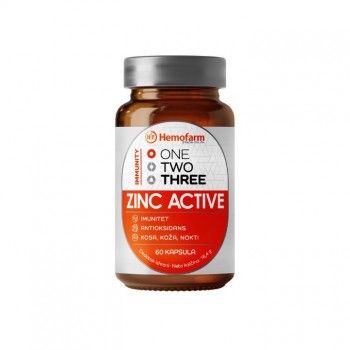 ONE TWO THREE ZINC ACTIVE kapsule, 60 kom ONE TWO THREE ZINC ACTIVE kapsule, 60 kom