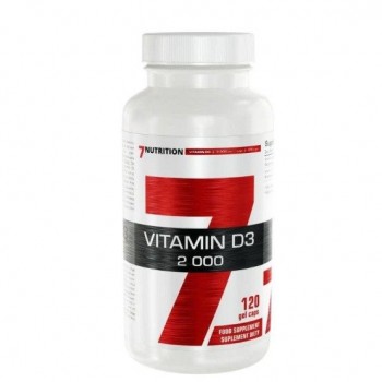 7 NUTRITION VITAMIN D3 2000IJ, kapsula, 120kom. 7 NUTRITION VITAMIN D3 2000IJ, kapsula, 120kom.