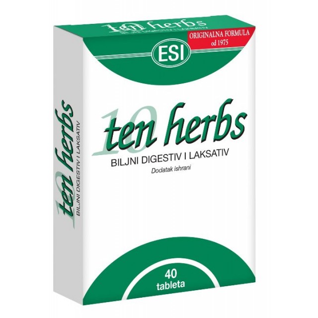 BGB ESI TEN HERBS tablete, 40kom BGB ESI TEN HERBS tablete, 40kom