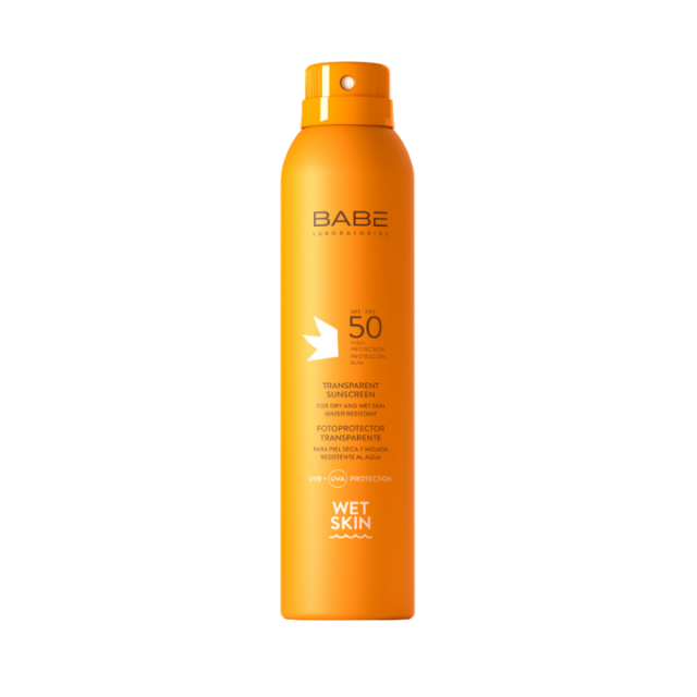 BABE SUNSCREEN TRANSPARENT WET SKIN SPF 50, sprej za zaštitu od sunca, 200ml