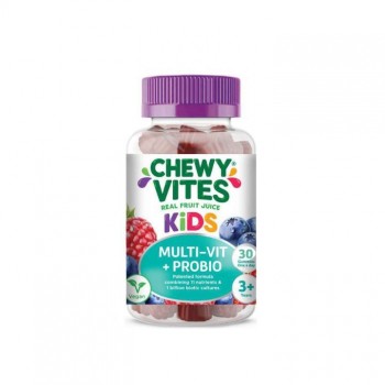 CHEWY VITES KIDS MULTIVIT + PROBIO žele bombone, 30kom CHEWY VITES KIDS MULTIVIT + PROBIO žele bombone, 30kom