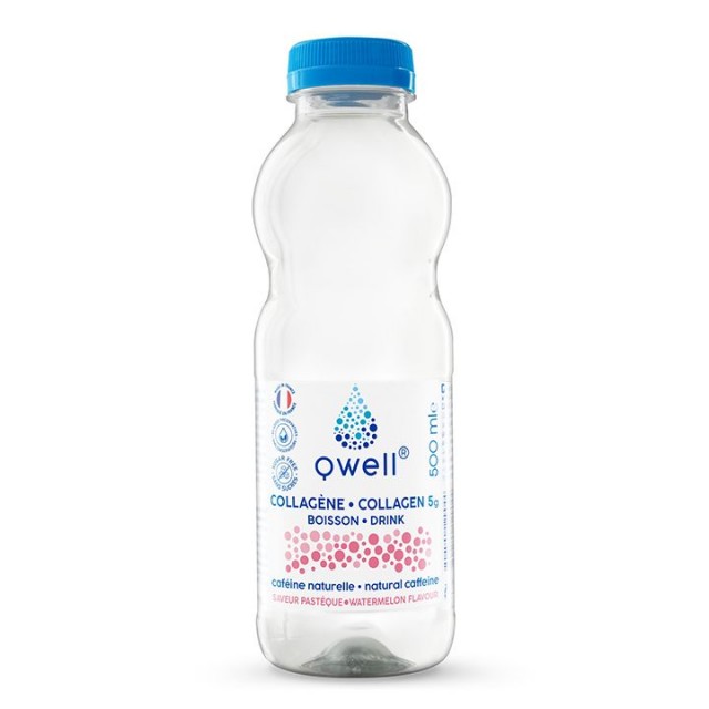 QWELL COLLAGEN ENERGY voda sa ukusom lubenice , 500ml QWELL COLLAGEN ENERGY voda sa ukusom lubenice , 500ml