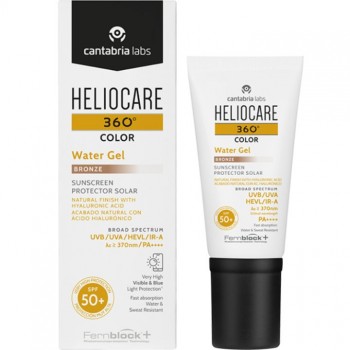 HELIOCARE 360° COLOR WATER GEL BRONZE SPF50+, krema za sunčanje sa sposobnošću hidratacije (bronzana), 50ml HELIOCARE 360° COLOR WATER GEL BRONZE SPF50+, krema za sunčanje sa sposobnošću hidratacije (bronzana), 50ml