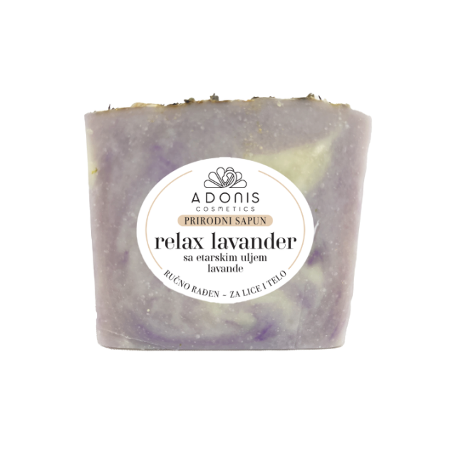 PRIRODNI SAPUN RELAX LAVANDER sa etarskim uljem lavande, 130g