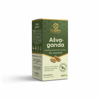 AŠVAGANDA 5% VITANOLIDA kapsule, 60kom
