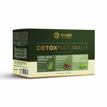 DETOX NATURALIS trokomponentni preparat za čišćenje organizma