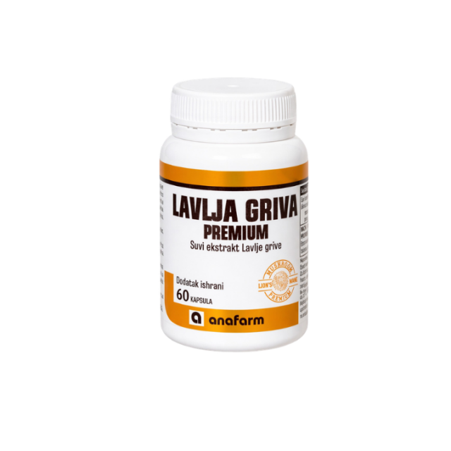 LAVLJA GRIVA PREMIUM kapsule, 60kom LAVLJA GRIVA PREMIUM kapsule, 60kom
