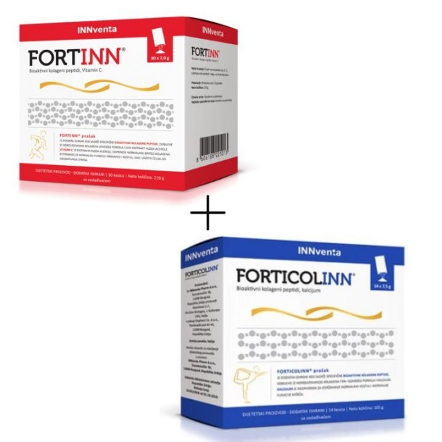 FORTINN kesice, 30kom + FORTICOLINN kesice, 14kom PAKET